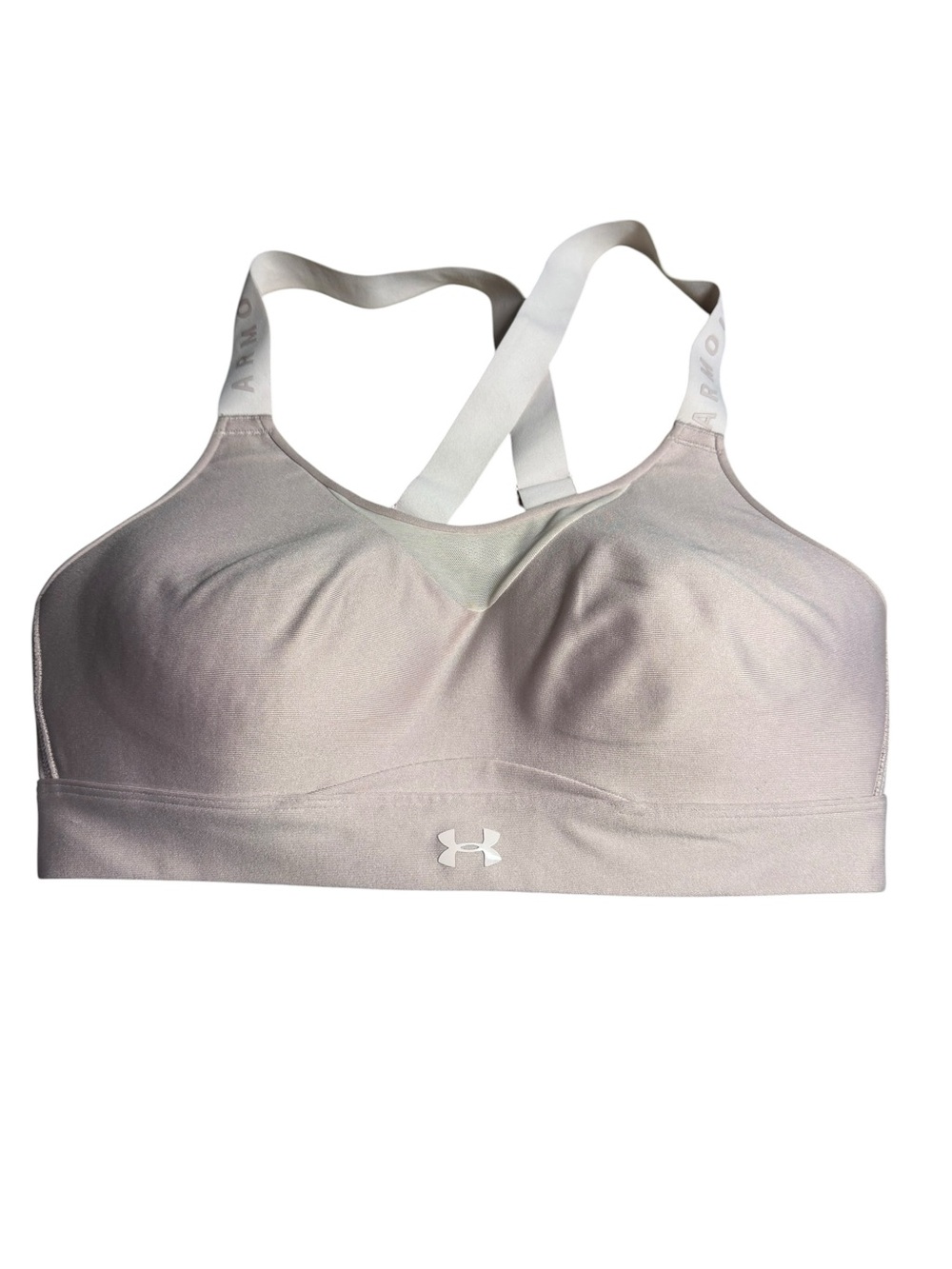Under Armour Pale Pink Crossback Support Sports Bra